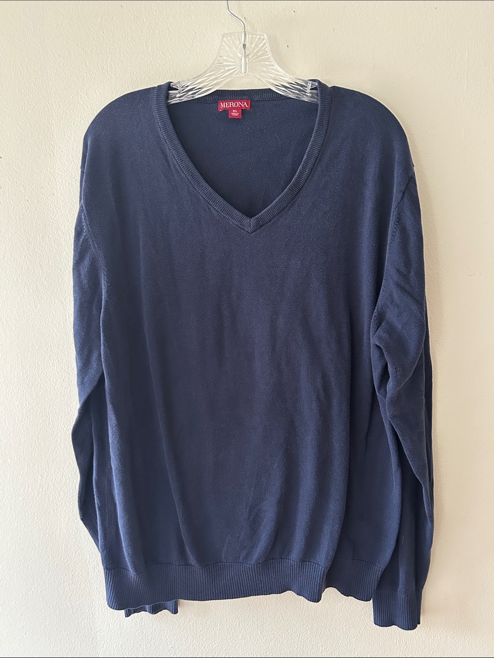 Merona Men's Dark Navy V-Neck Sweater